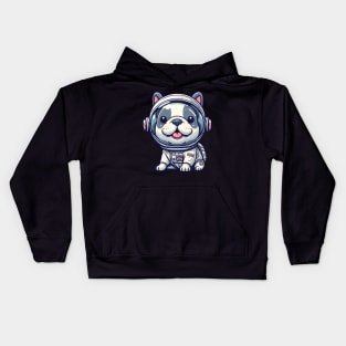 French Bulldog Astronaut Kids Hoodie